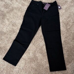 Gloria Vanderbilt Amanda Black Denim Pants